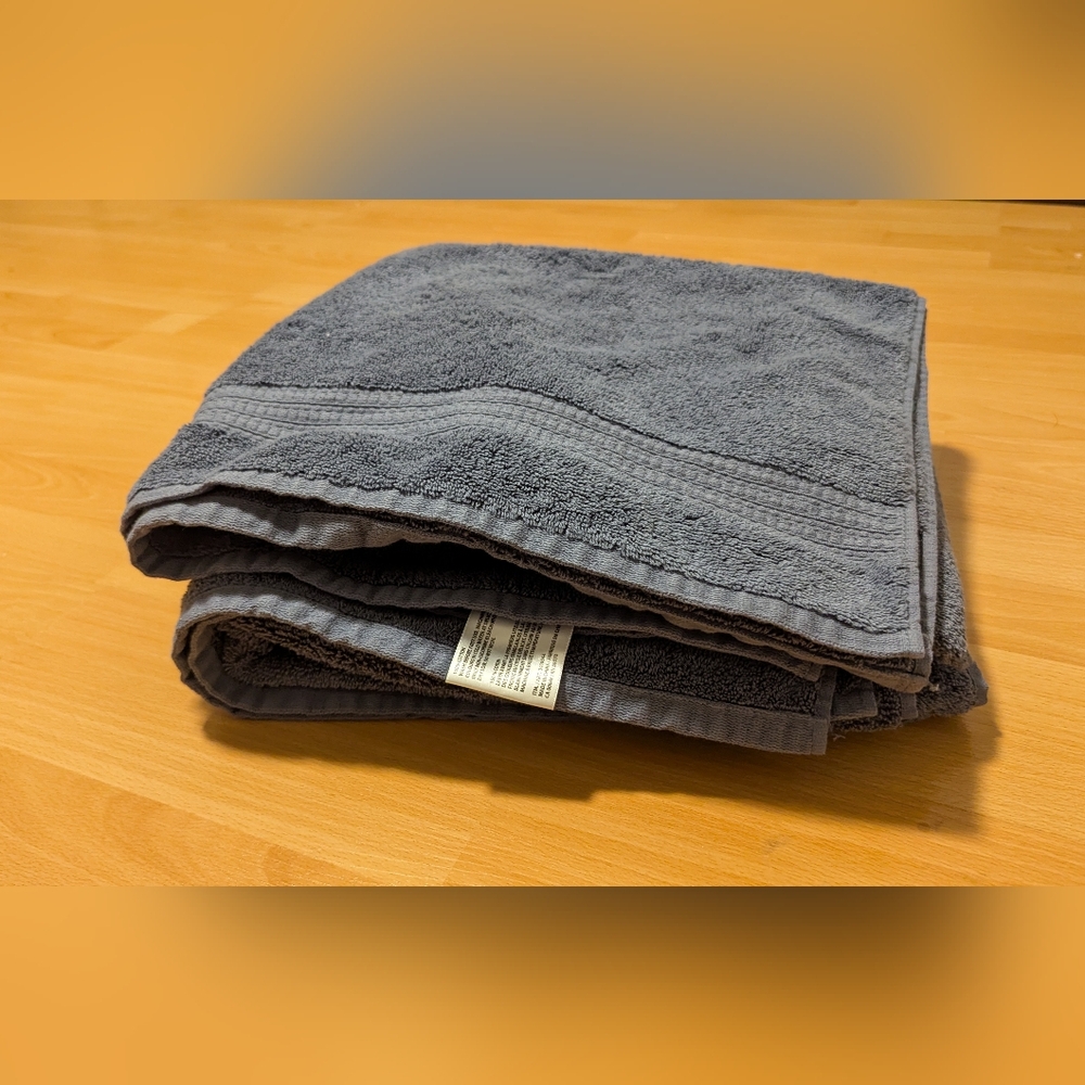 Serene Home Bath Towels (2) - Blue